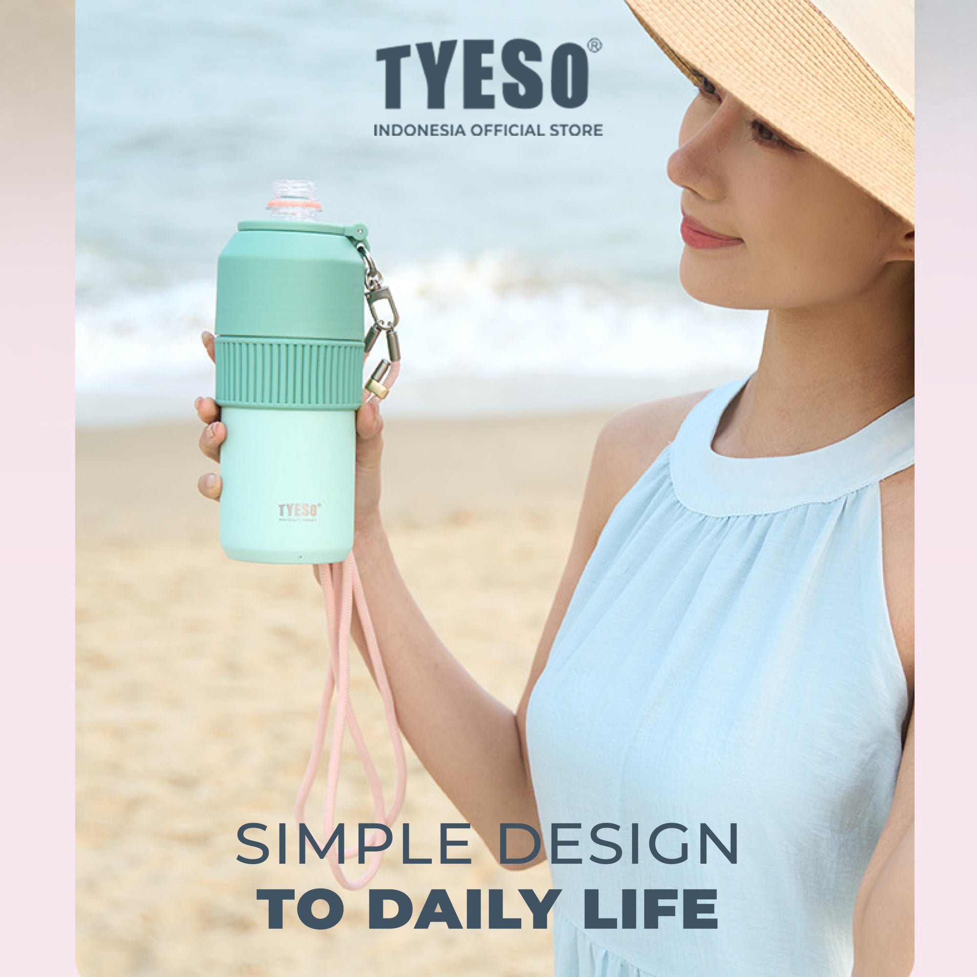 [NEW PRODUCT] Tyeso Pendingin Botol 350-680ml Botol Minum Vaccum Insulated PET Portable TS-01004 BPA FREE