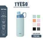 [ NEW PRODUCT ] Tyeso Tumbler Sport 750 ML Stainless Steel Vacuum Insulated With Handle TS-01009 BPA FREE 25 Oz