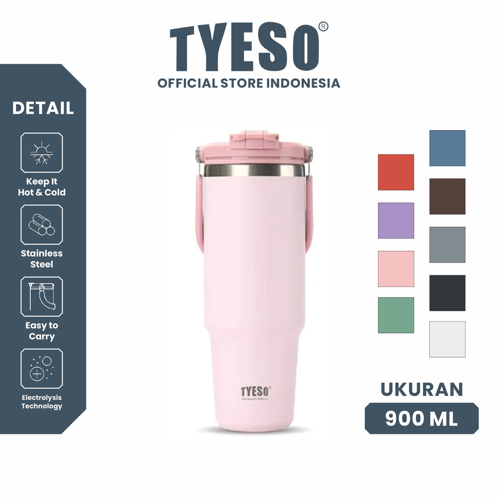 [NEW PRODUCT] Tyeso Roam Tumbler Portable 900 ml TS-01024 Double Vacuum Insulated Stainless Steel