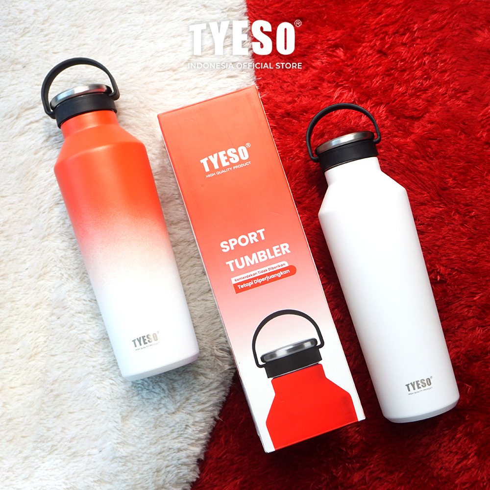 [ Special Edition ] Tyeso Vacuum Insulated Botol Minum Sport Portable TS-01002 BPA FREE 25Oz