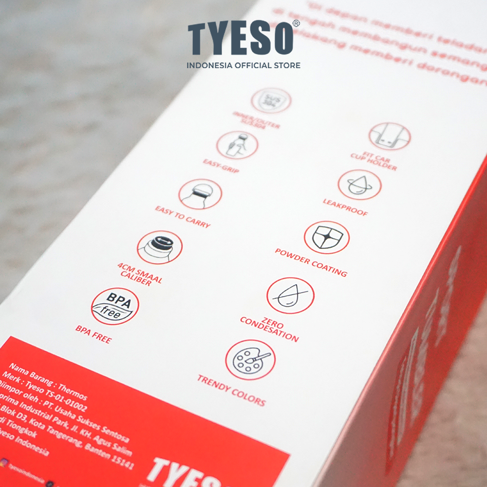 [ Special Edition ] Tyeso Vacuum Insulated Botol Minum Sport Portable TS-01002 BPA FREE 25Oz