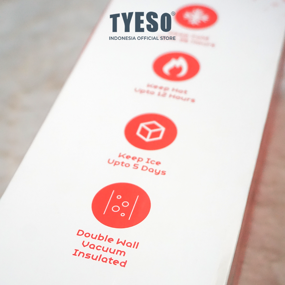 [ Special Edition ] Tyeso Vacuum Insulated Botol Minum Sport Portable TS-01002 BPA FREE 25Oz