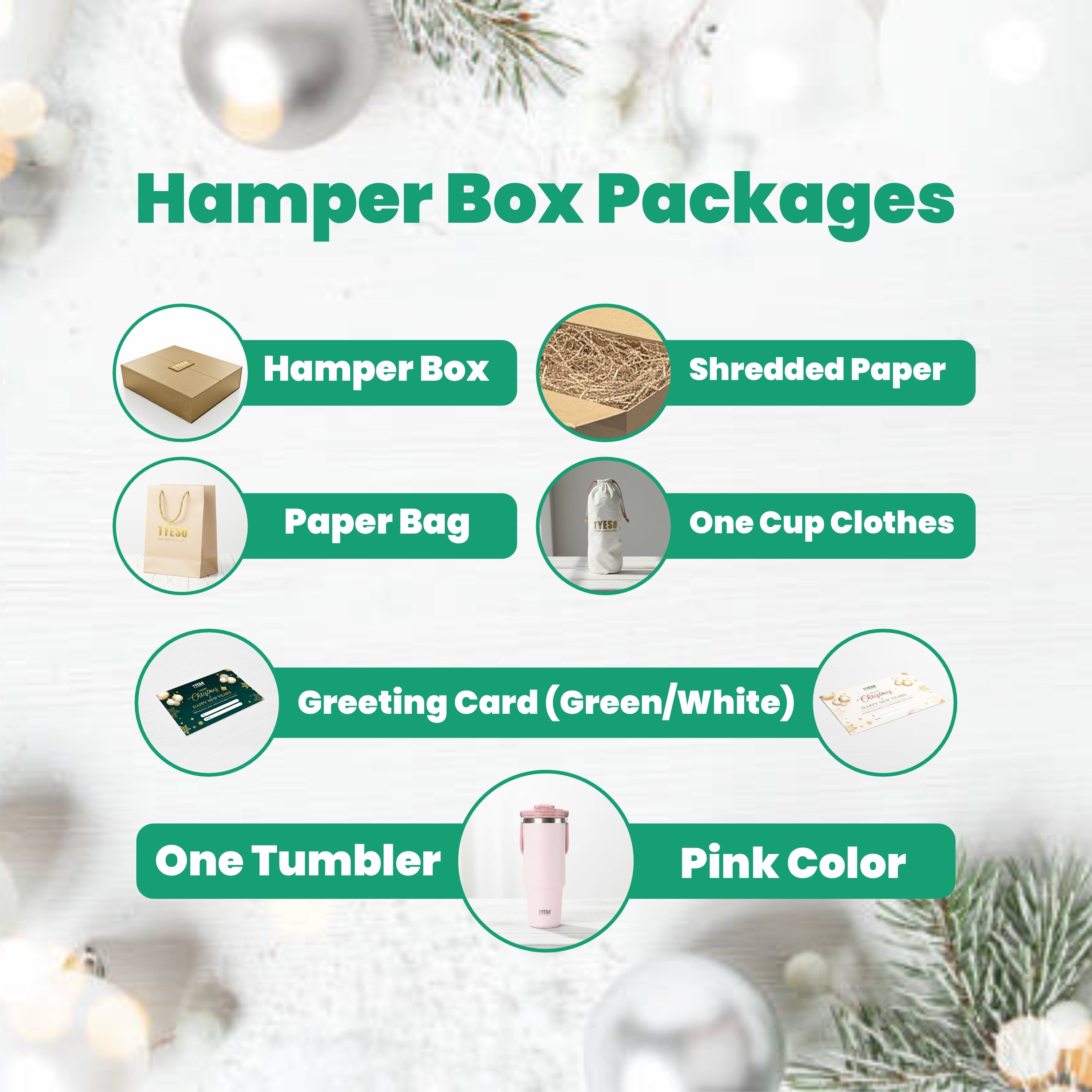 [Sparkling Moment] Tyeso Hampers Premium Special Sparkling Moment Tumbler Stainless Steel BPA FREE