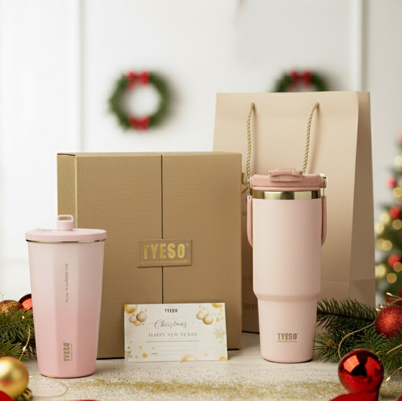 [Chill And Cheers Gold] Tyeso Hampers Premium Special Chill And Cheers Gold Box Tumbler Stainless Steel BPA FREE