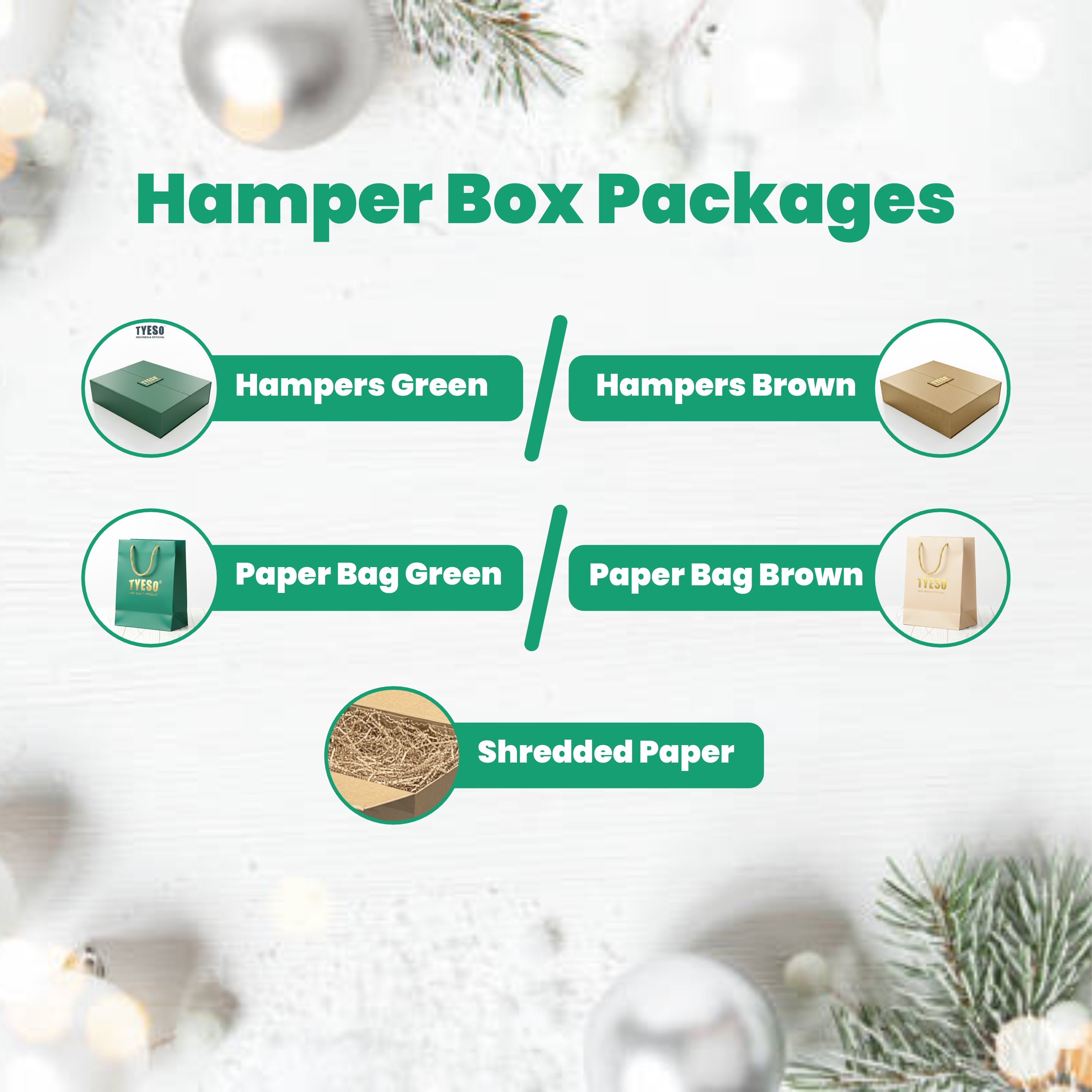 [HANYA KOTAK HAMPERS] Special Edition Tyeso Hard Gift Box Hampers Premium