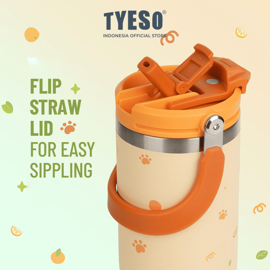 Tyeso Roam Tumbler 900ml  TS-01024 Stainless Steel Animal Edition Double Vacuum Insulated BPA FREE 30 Oz