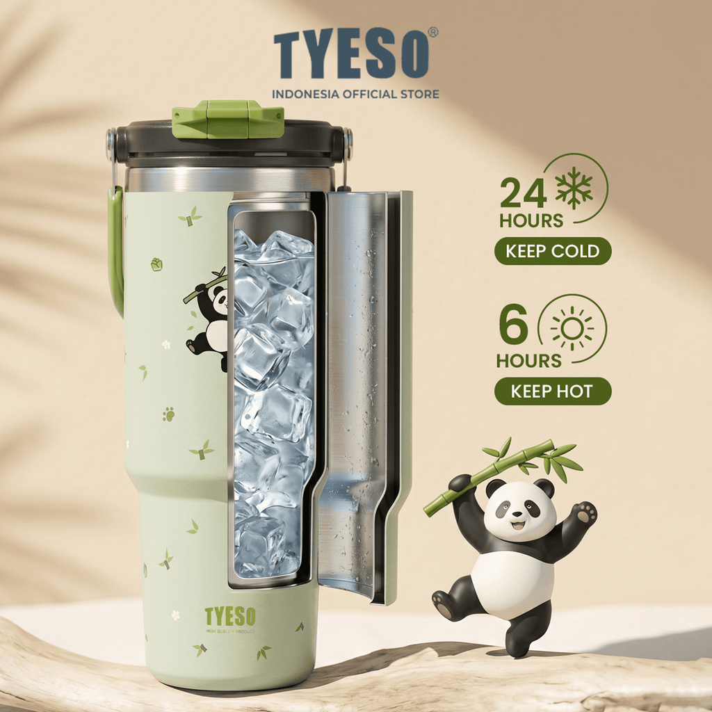 Tyeso Roam Tumbler 900ml  TS-01024 Stainless Steel Animal Edition Double Vacuum Insulated BPA FREE 30 Oz