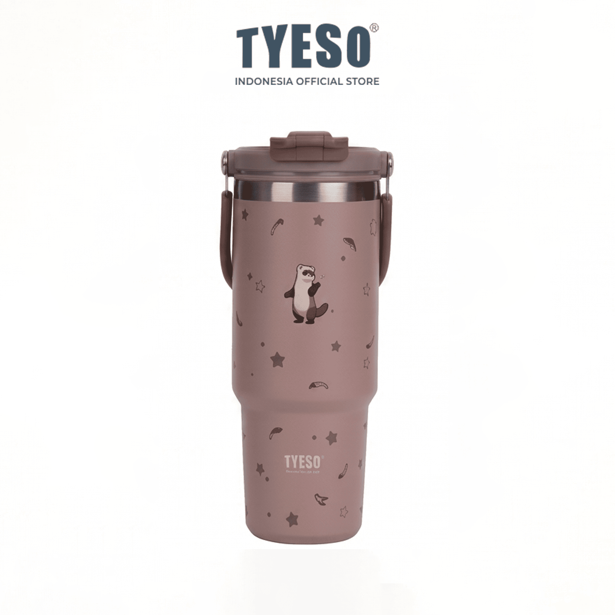 Tyeso Roam Tumbler 900ml TS-01024 Stainless Steel Animal Edition Double Vacuum Insulated BPA FREE 30 Oz