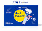 Tyeso X Project Better Cleaner Tablet 4in1 -  2 Tablet Pembersih Noda Tumbler Botol Cup Praktis Rendam 30 Menit