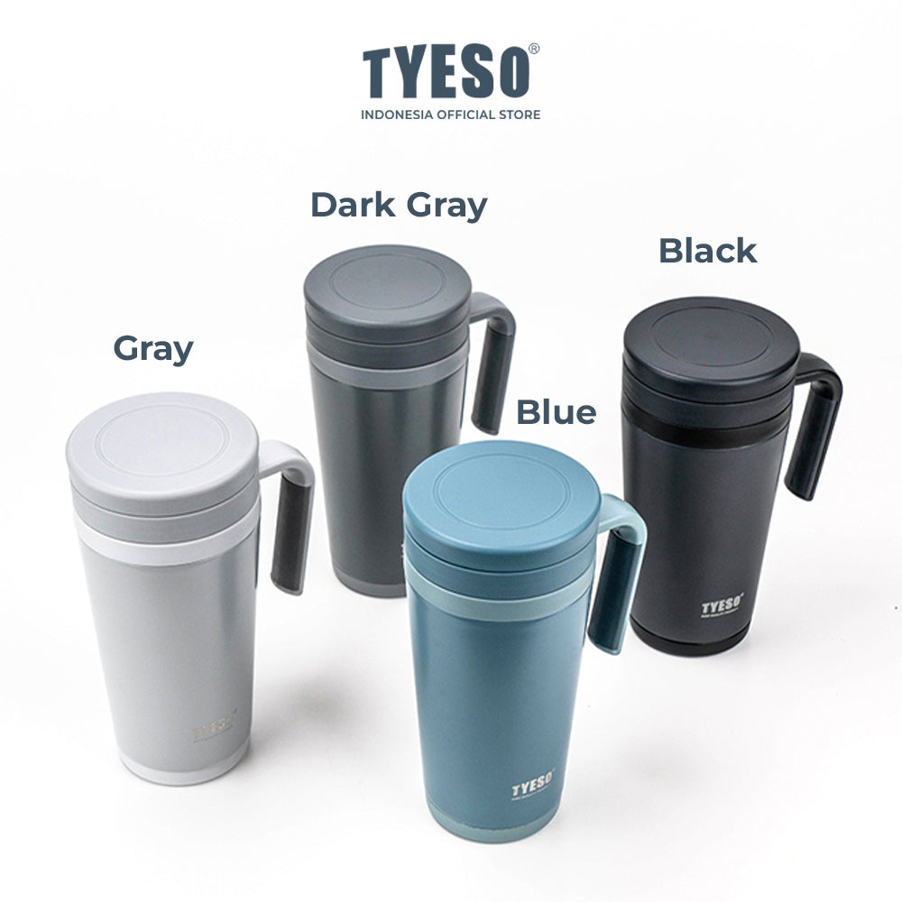 Tyeso Tumbler Portable Stainless Coffee cup 500 mL TS-8839 Thermos Cup Vacuum Insulated