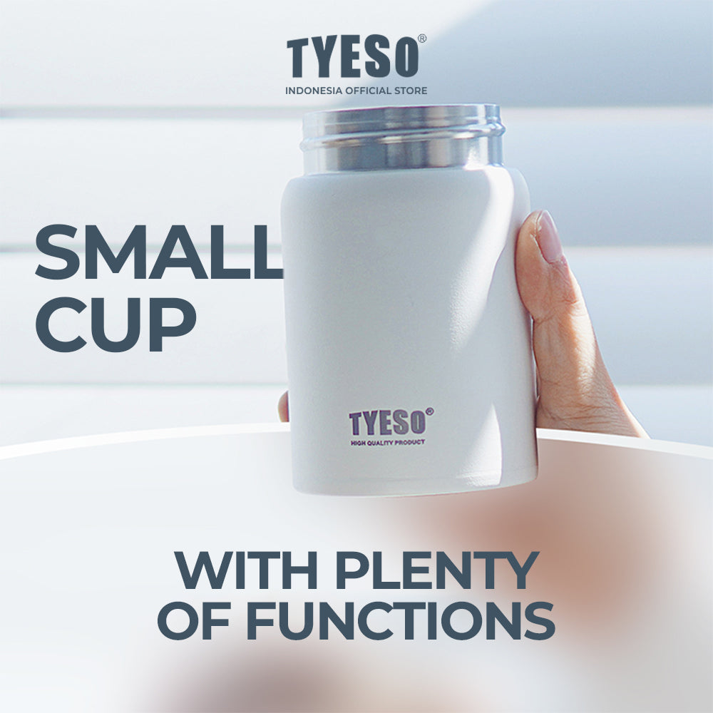 Food Jar TYESO TS-8764 Stainless Steel 220ML-Wadah Tempat Penyimpanan Bekal Makanan Tahan Panas Dan Dingin