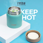 Food Jar TYESO TS-8764 Stainless Steel 220ML-Wadah Tempat Penyimpanan Bekal Makanan Tahan Panas Dan Dingin