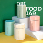 Food Jar TYESO TS-8762A Stainless Steel 200ML-Wadah Tempat Penyimpanan Bekal Makanan Tahan Panas Dan Dingin