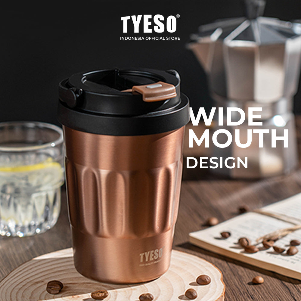 Tyeso Botol Minum Portable Shaker 400mL & 500ml Cup TS-8803/TS-8804 Vacuum Insulated