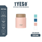 Food Jar TYESO TS-8764 Stainless Steel 220ML-Wadah Tempat Penyimpanan Bekal Makanan Tahan Panas Dan Dingin
