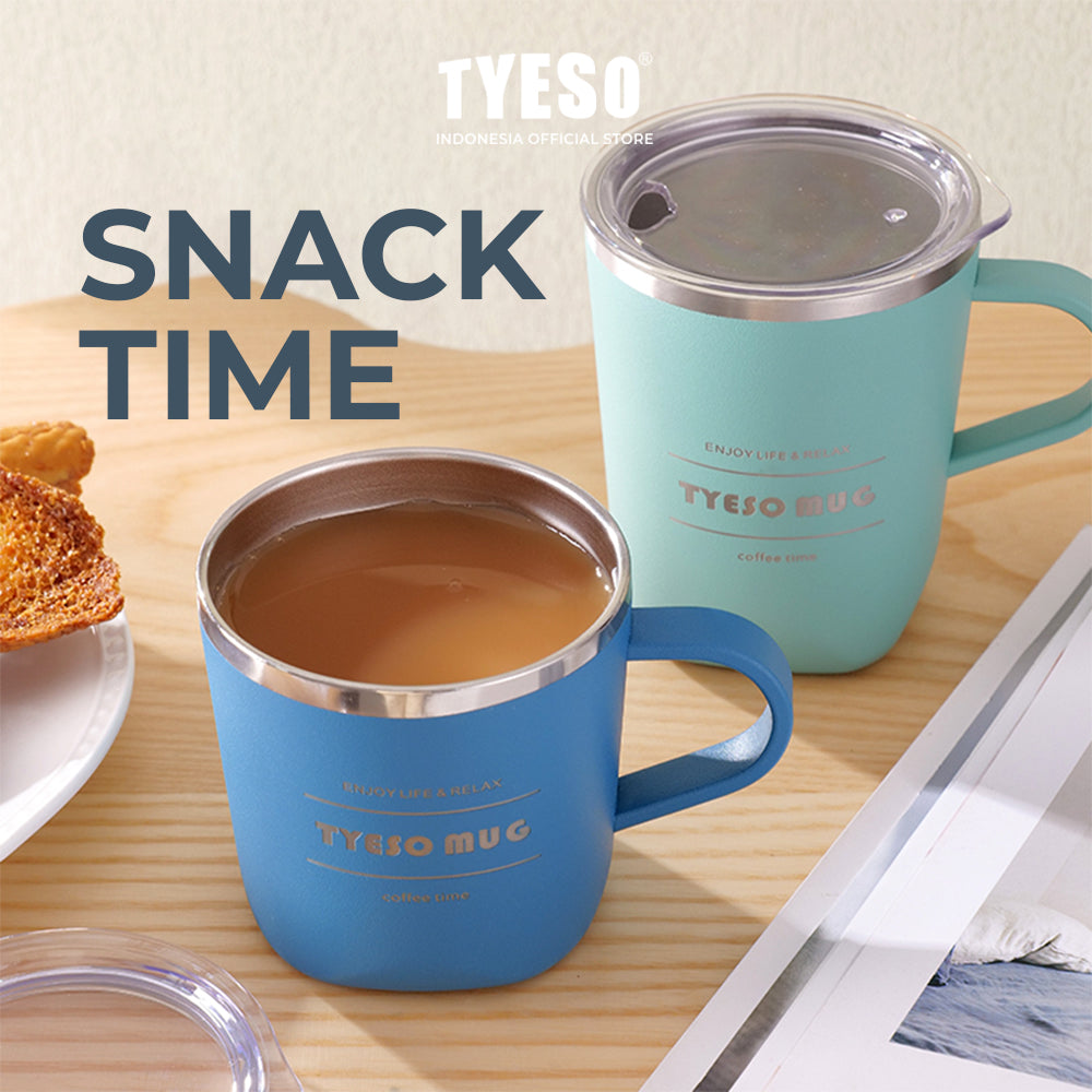 Tyeso Gelas Mug Stainless 300ml TS-8718 Coffee Cup Vacuum Insulated