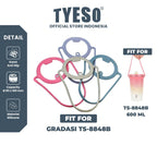 (HANYA TALI) Tyeso Tali Aksesoris TS-8101 untuk Tumbler TS-8848 Gradasi Silicone Handle Original Tyeso Resmi