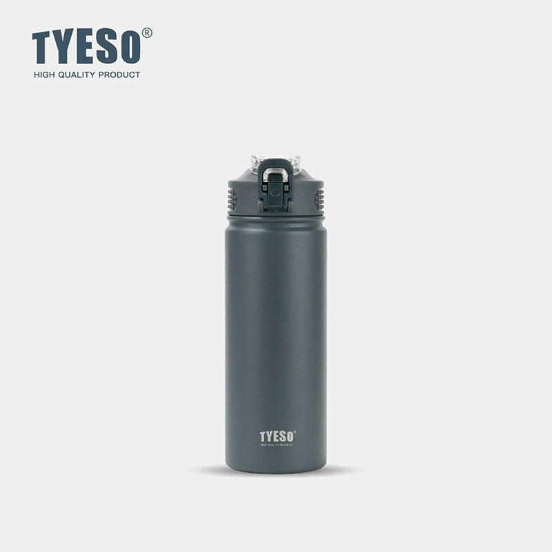Tyeso Tumbler Botol Minum 600ml TS-8770C Stainless Steel Anti Tumpah Double Vacuum Insulated Sports