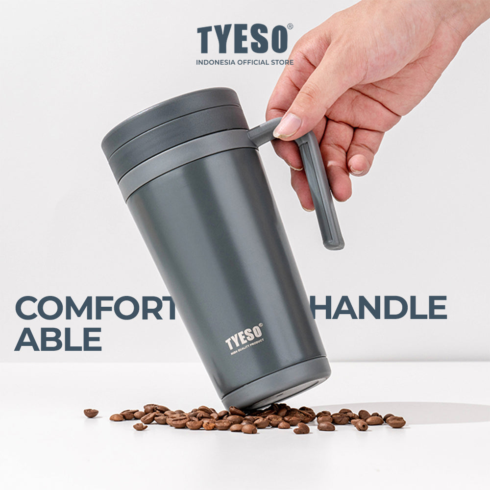 Tyeso Tumbler Portable Stainless Coffee cup 500 mL TS-8839 Thermos Cup Vacuum Insulated