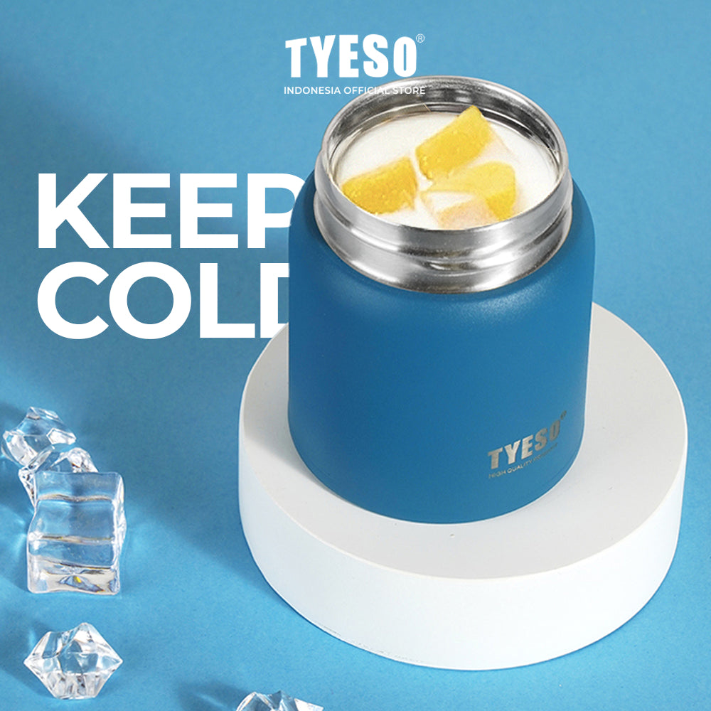 Food Jar TYESO TS-8764 Stainless Steel 220ML-Wadah Tempat Penyimpanan Bekal Makanan Tahan Panas Dan Dingin