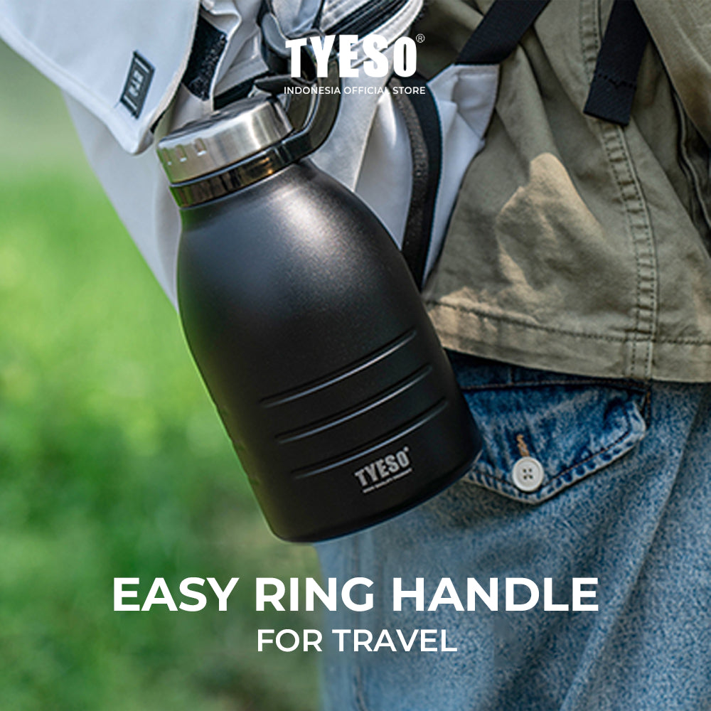 Tyeso Tumbler Kapasitas 1500mL TS-8818 Portable Sports Outdoor Thermos Cup Vacuum Insulated