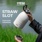 Tyeso Tumbler Sport 1900ml Botol Minum TS-8819 Stainless Kapasitas Besar Fit For Travel Olahraga Gym