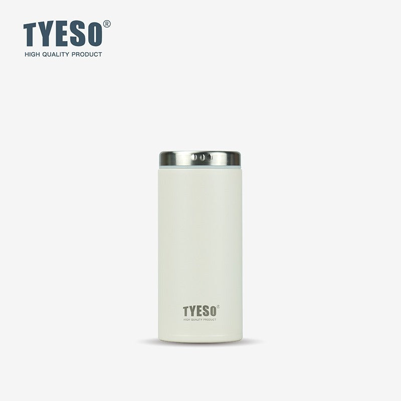 Tyeso Flat lid thermos cup TS-8738B 200ML Stainless Steel Double Vacuum Insulated