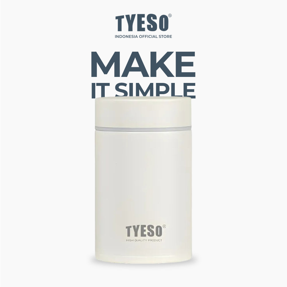 Food Jar TYESO TS-8762A Stainless Steel 200ML-Wadah Tempat Penyimpanan Bekal Makanan Tahan Panas Dan Dingin