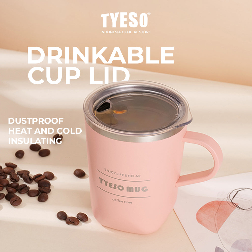 Tyeso Gelas Mug Stainless 300ml TS-8718 Coffee Cup Vacuum Insulated