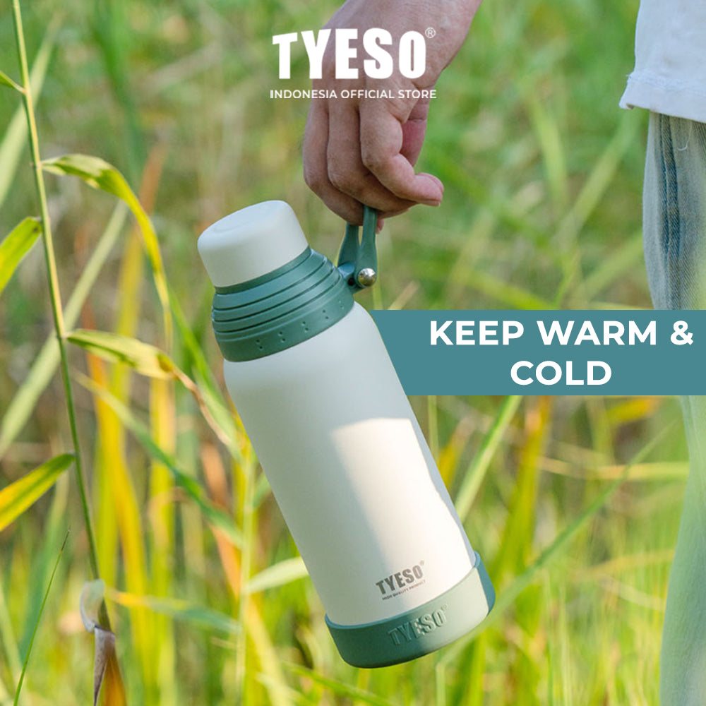 Tyeso Tumbler Termos 2 in 1 TS-8849 532/600ml Thermos Cup Vacuum Insulated Free Anti Slip
