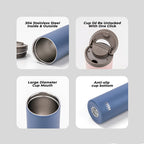 Tyeso Tumbler Termos 550ml TS-8841 Botol Double Vacuum Insulated Stainless Steel Aesthetic
