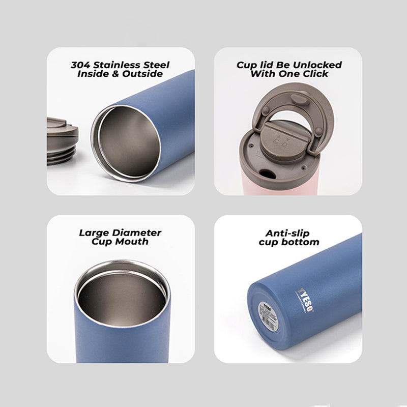 Tyeso Tumbler Termos 550ml TS-8841 Botol Double Vacuum Insulated Stainless Steel Aesthetic