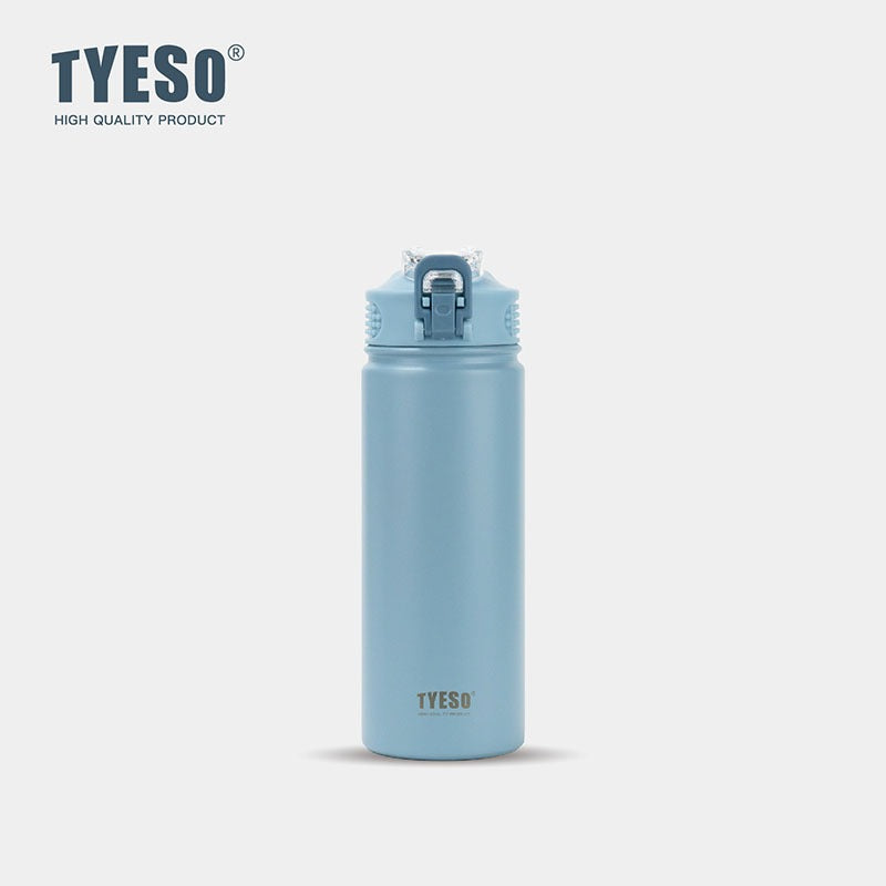 Tyeso Tumbler Botol Minum 600ml TS-8770C Stainless Steel Anti Tumpah Double Vacuum Insulated Sports