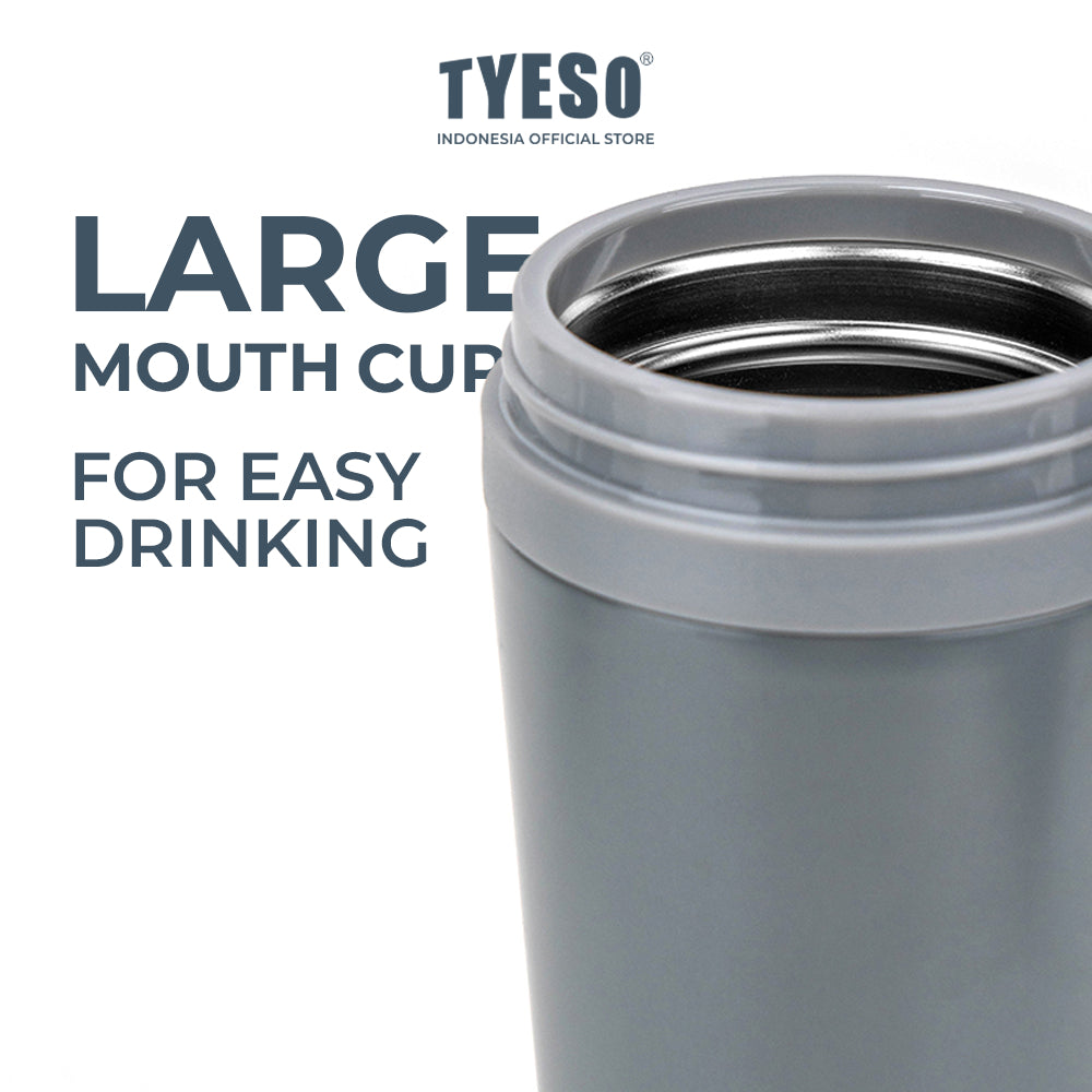 Tyeso Tumbler Portable Stainless Coffee cup 500 mL TS-8839 Thermos Cup Vacuum Insulated