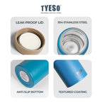 Food Jar TYESO TS-8764 Stainless Steel 220ML-Wadah Tempat Penyimpanan Bekal Makanan Tahan Panas Dan Dingin
