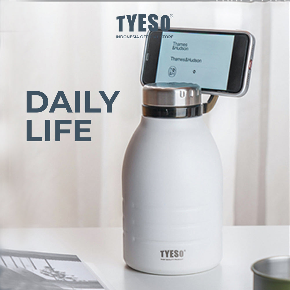 Tyeso Tumbler Kapasitas 1500mL TS-8818 Portable Sports Outdoor Thermos Cup Vacuum Insulated