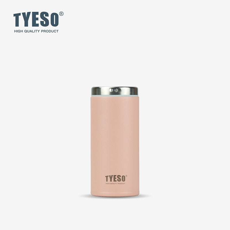 Tyeso Flat lid thermos cup TS-8738B 200ML Stainless Steel Double Vacuum Insulated
