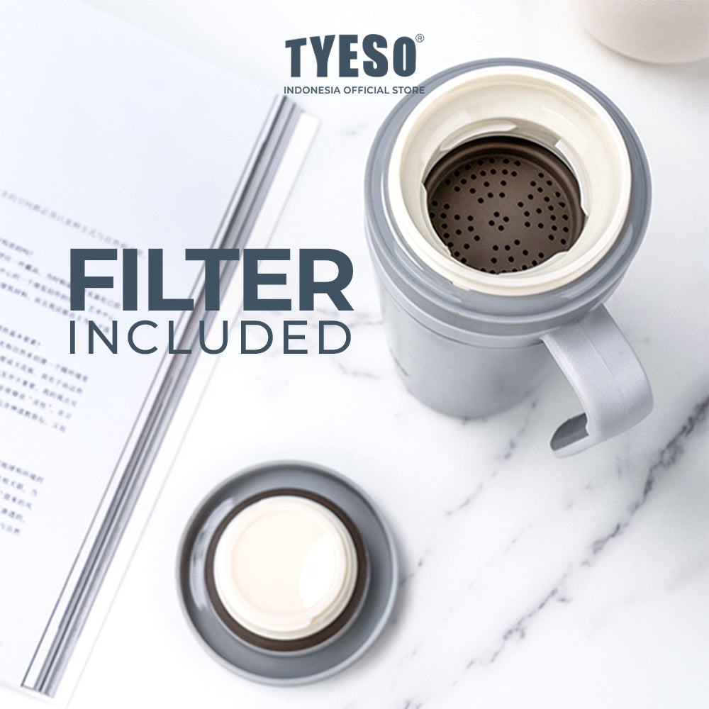 Tyeso Tumbler Portable Stainless Coffee cup 500 mL TS-8839 Thermos Cup Vacuum Insulated