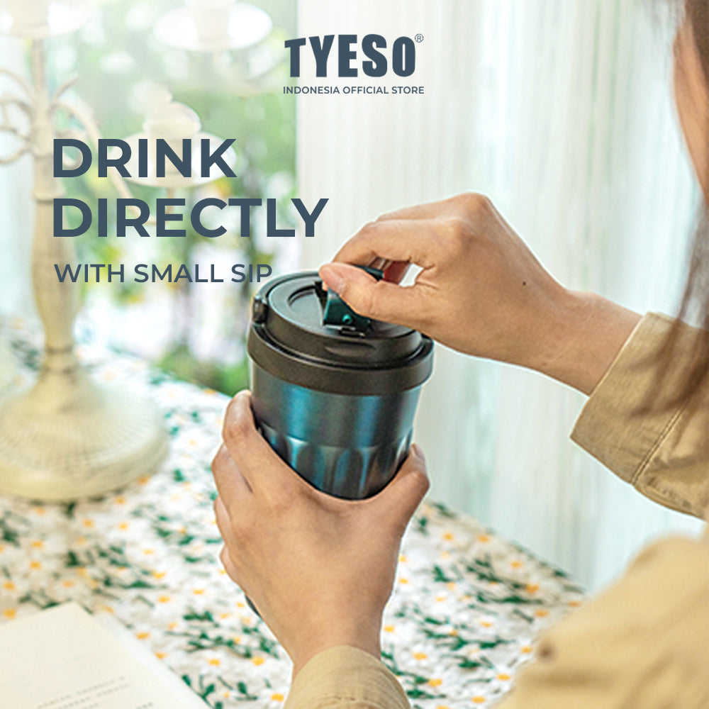Tyeso Botol Minum Portable Shaker 400mL & 500ml Cup TS-8803/TS-8804 Vacuum Insulated