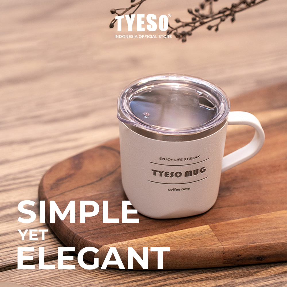 Tyeso Gelas Mug Stainless 300ml TS-8718 Coffee Cup Vacuum Insulated