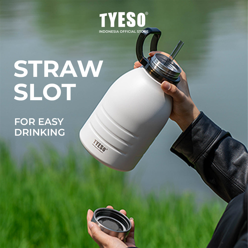 Tyeso Tumbler Kapasitas 1500mL TS-8818 Portable Sports Outdoor Thermos Cup Vacuum Insulated