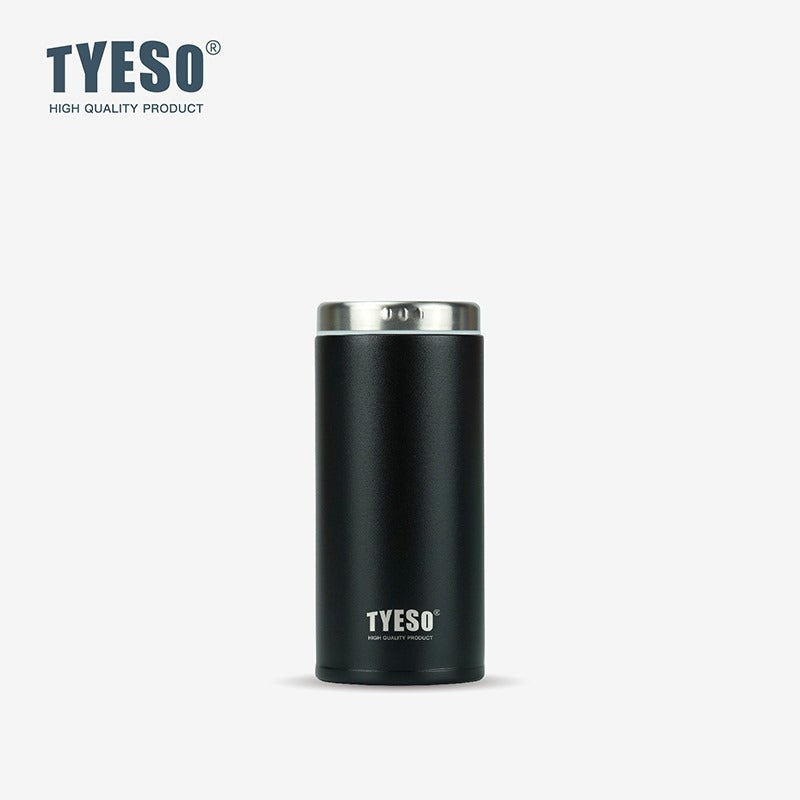 Tyeso Flat lid thermos cup TS-8738B 200ML Stainless Steel Double Vacuum Insulated