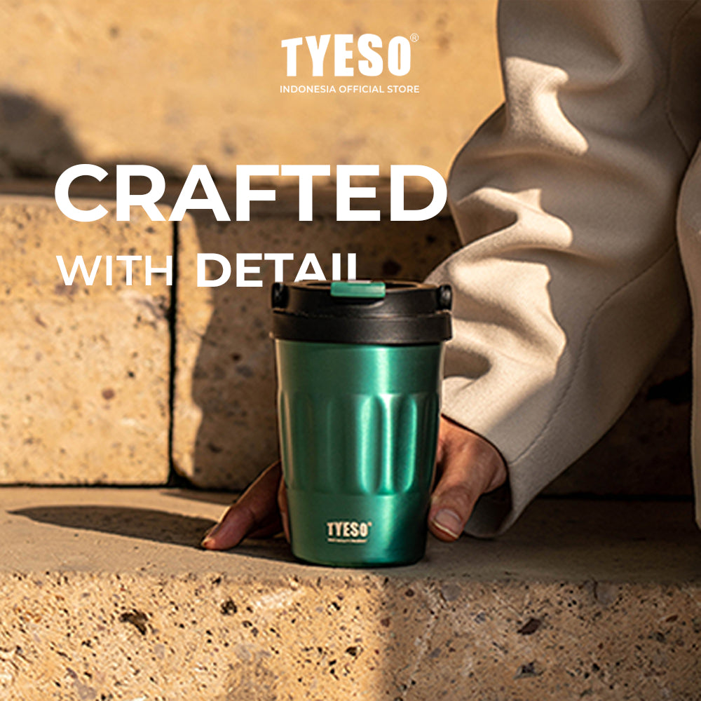 Tyeso Botol Minum Portable Shaker 400mL & 500ml Cup TS-8803/TS-8804 Vacuum Insulated