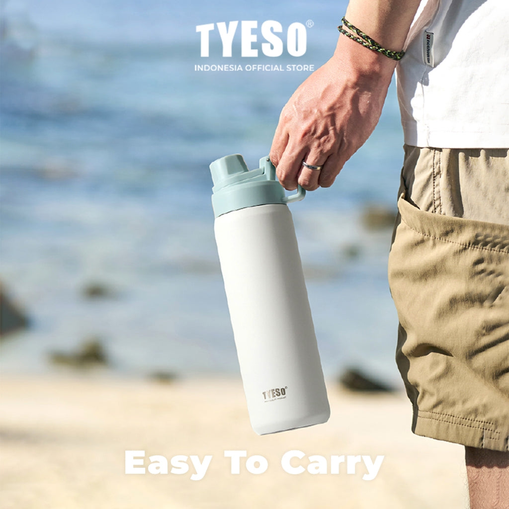 [ NEW PRODUCT ] Tyeso Tumbler Sport  Portable 750 ML TS-01009 Doff  Vacuum Insulated With Handdle BPA FREE 25 Oz