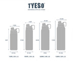 [ NEW PRODUCT ] Tyeso Tumbler Sport  Portable 750 ML TS-01009 Doff  Vacuum Insulated With Handdle BPA FREE 25 Oz