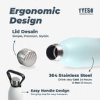 Tyeso Tumbler Botol Klasik 750ml TS-8842 Stainless Sports Double Vacuum Insulated Tahan Panas Dingin