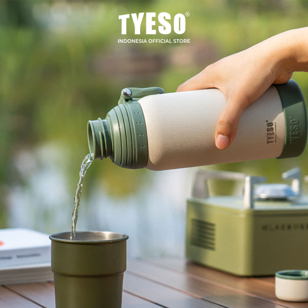 Tyeso Termos Travel 680/750ml TS-8850 2 in 1 Cup Vacuum Insulated Free Anti Slip