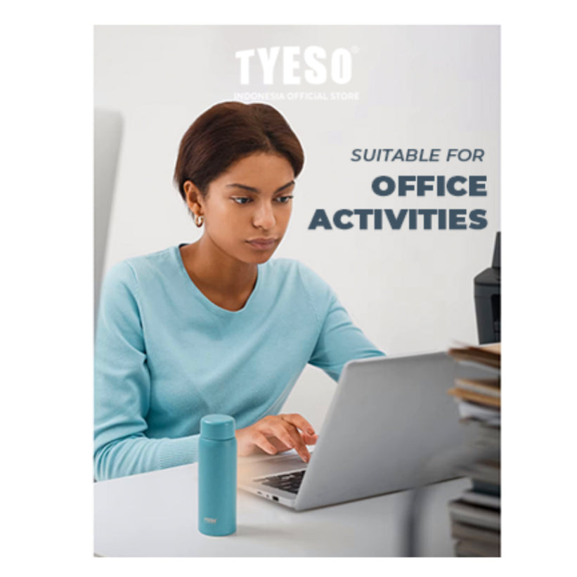 TYESO Tumbler Mini 200 ML TS-8716 Coffee Cup Vacuum Insulated Botol Minum Mug Kecil Lucu