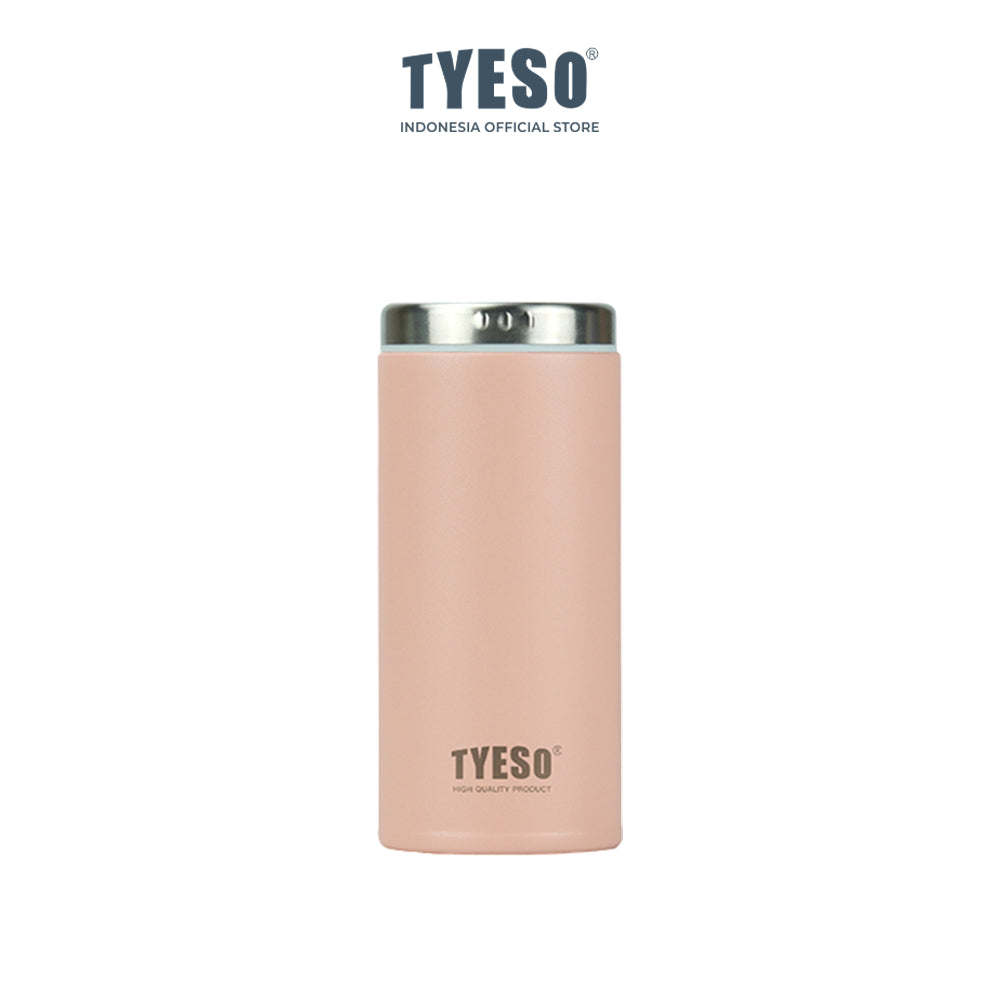Tyeso  300 ML Flat lid thermos cup  Stainless Steel TS-8751B Double Vacuum Insulated
