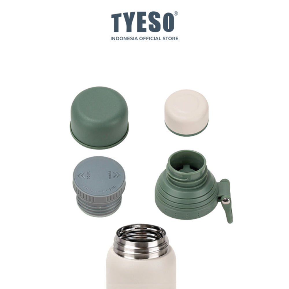 Tyeso Termos Travel 680/750ml TS-8850 2 in 1 Cup Vacuum Insulated Free Anti Slip